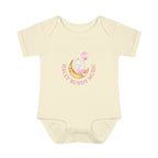 Personalized Baby Bodysuit – “Haley Bundy Music” Pastel Script Infant Onesie