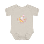 Personalized Baby Bodysuit – “Haley Bundy Music” Pastel Script Infant Onesie