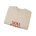 You & Me Crewneck Sweatshirt – Romantic Graphic Pullover