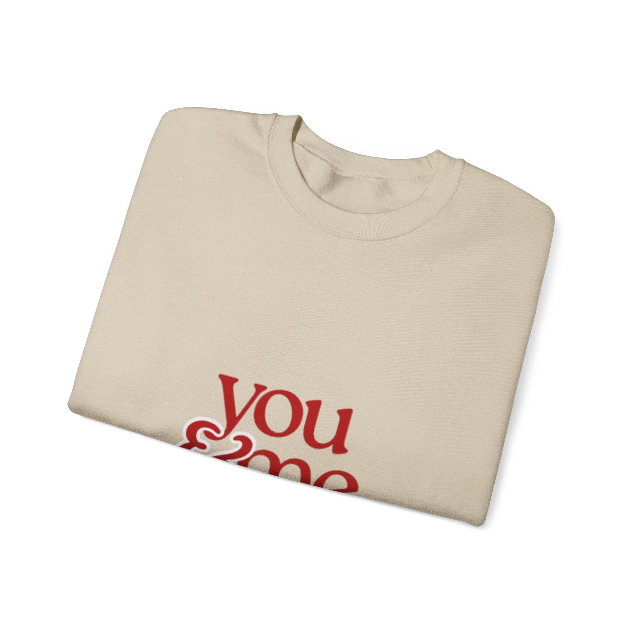 You & Me Crewneck Sweatshirt – Romantic Graphic Pullover