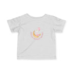 Infant Tee — Personalized "Haley Bundy" Baby Name Shirt (Pink Script)