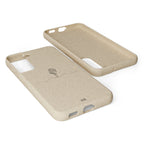 Biodegradable Phone Case — Minimal Microphone Sketch (HB), Eco-Friendly iPhone Cover