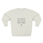Haley Bundy Music Sweatshirt — Basic Microphone Crewneck (Mens)