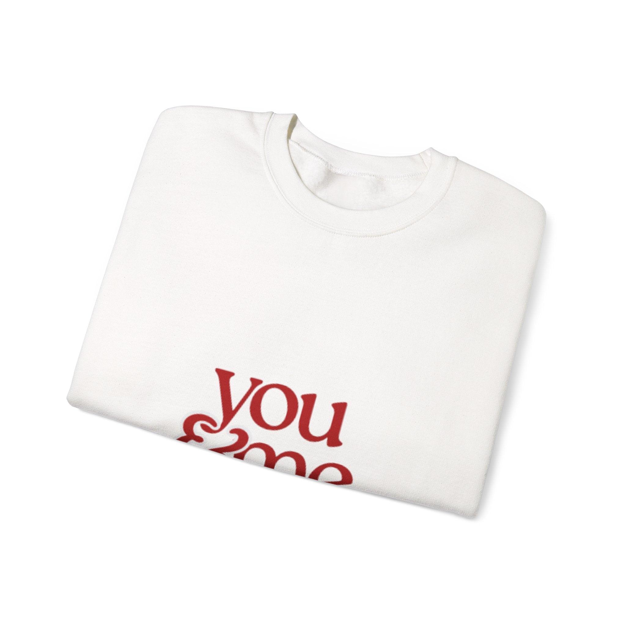 You & Me Crewneck Sweatshirt – Romantic Graphic Pullover
