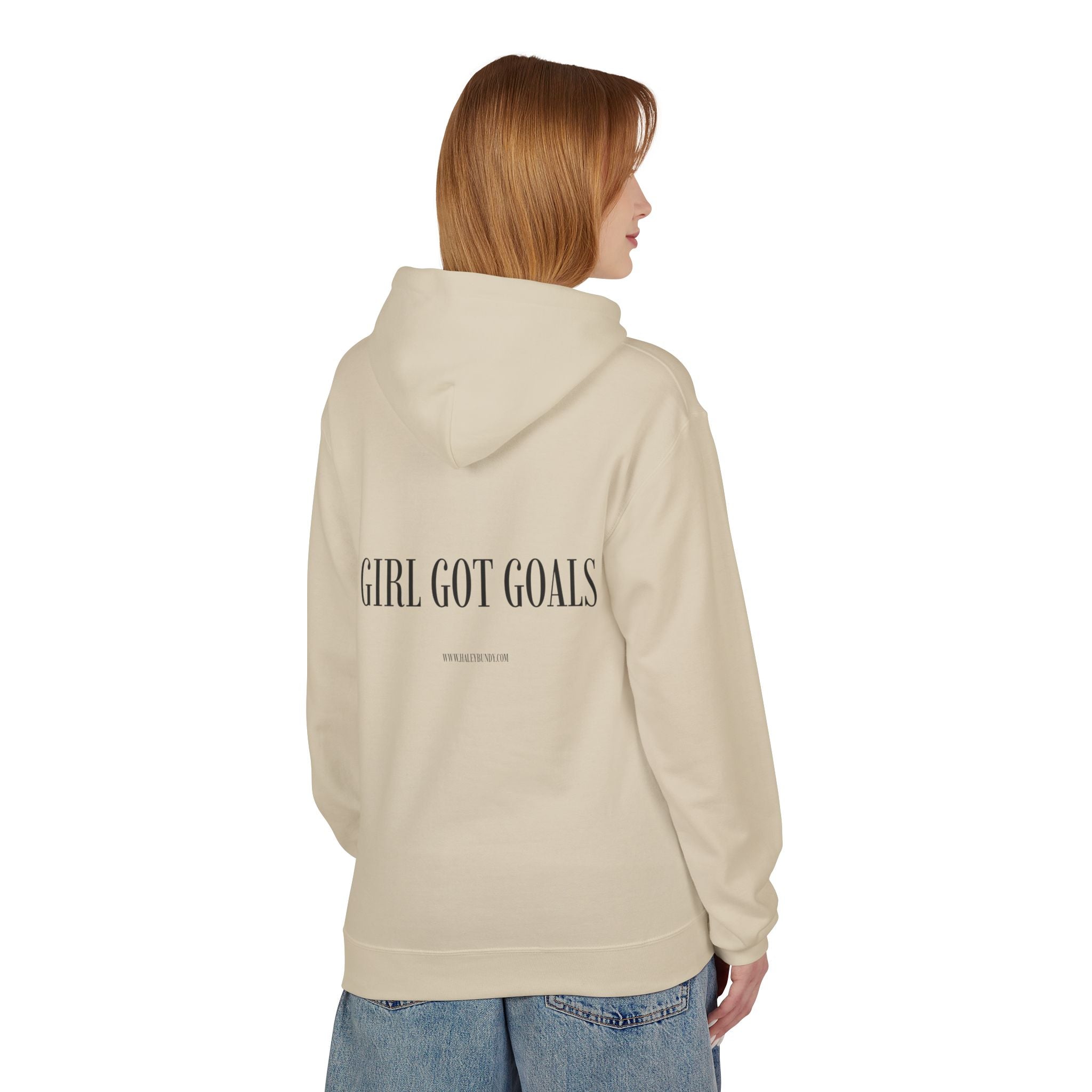 Girl Got Goals Hoodie — Minimalist Empowerment Sweatshirt
