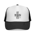 Microphone Wave Trucker Hat — Minimalist Musician Cap