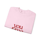 You & Me Crewneck Sweatshirt – Romantic Graphic Pullover