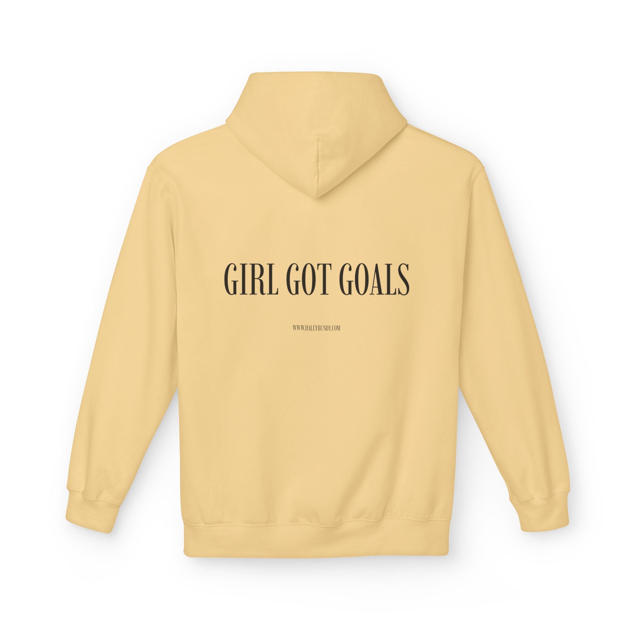 Girl Got Goals Hoodie — Minimalist Empowerment Sweatshirt