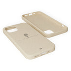Biodegradable Phone Case — Minimal Microphone Sketch (HB), Eco-Friendly iPhone Cover