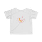 Infant Tee — Personalized "Haley Bundy" Baby Name Shirt (Pink Script)
