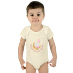 Personalized Baby Bodysuit – “Haley Bundy Music” Pastel Script Infant Onesie