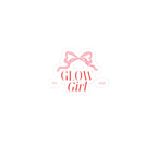 Glow Girl Kiss-Cut Sticker — Pink Bow Aesthetic Decorative Decal