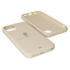Biodegradable Phone Case — Minimal Microphone Sketch (HB), Eco-Friendly iPhone Cover