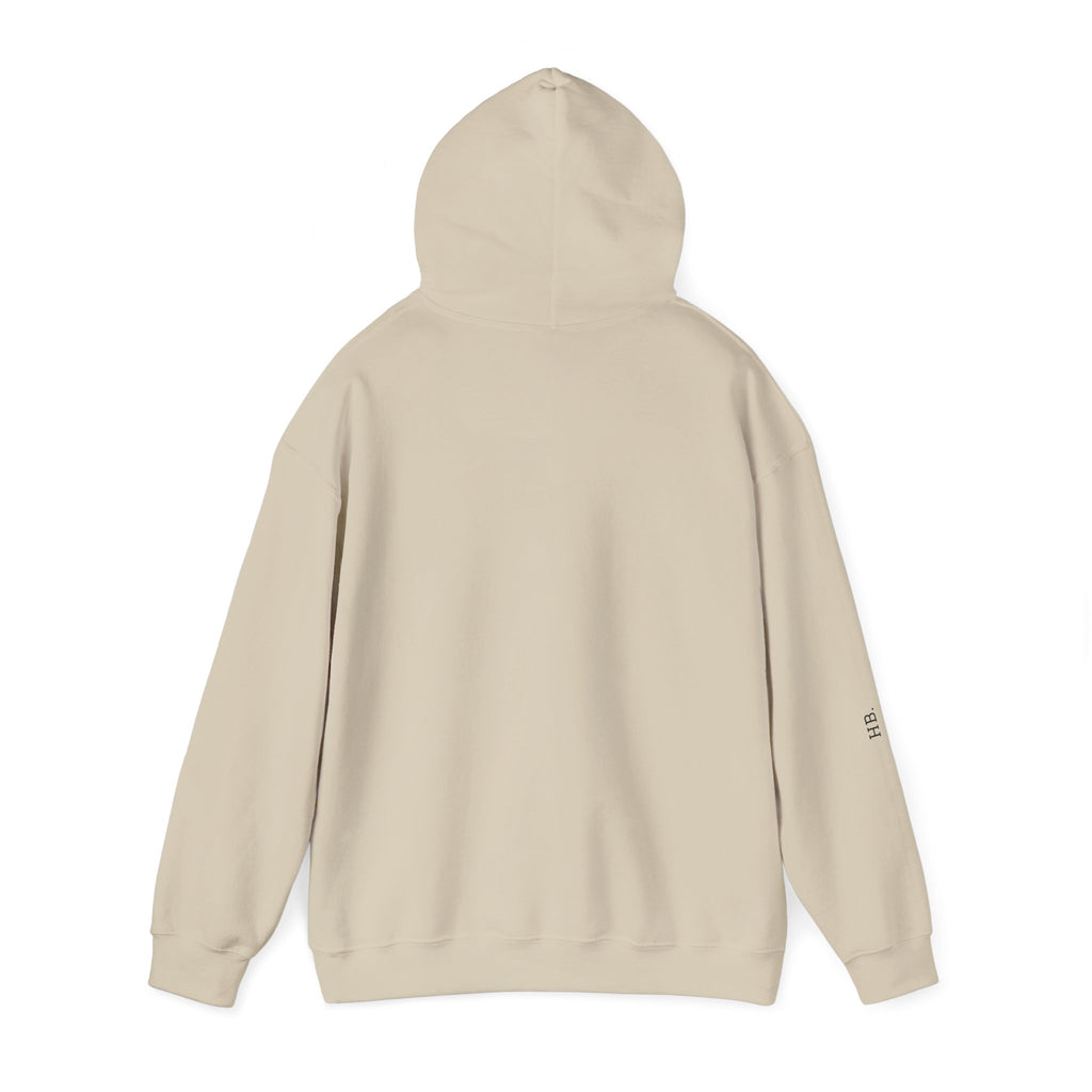 Minimalist Rose Hoodie — Subtle Single Line Floral Design