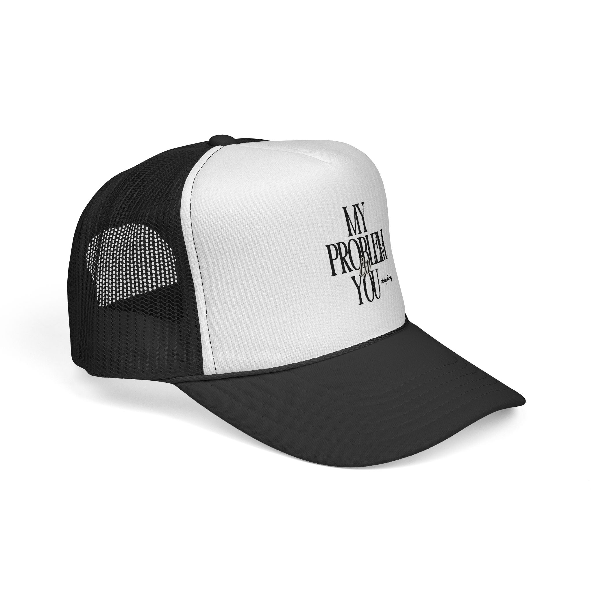 Microphone Wave Trucker Hat — Minimalist Musician Cap