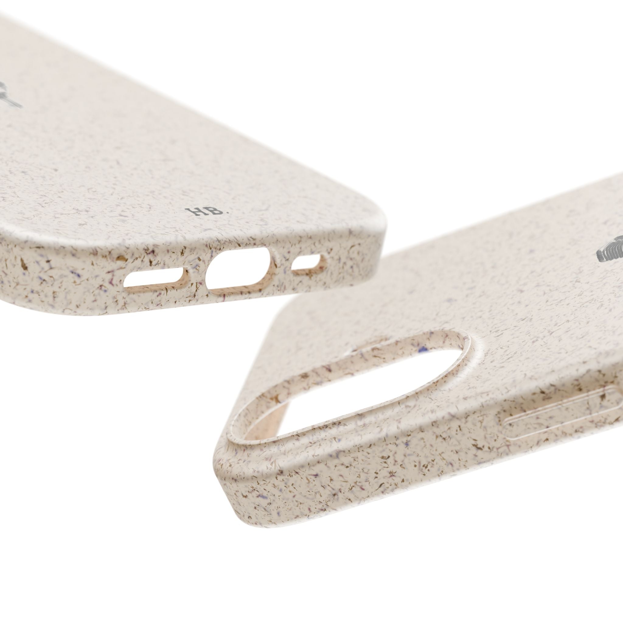Biodegradable Phone Case — Minimal Microphone Sketch (HB), Eco-Friendly iPhone Cover