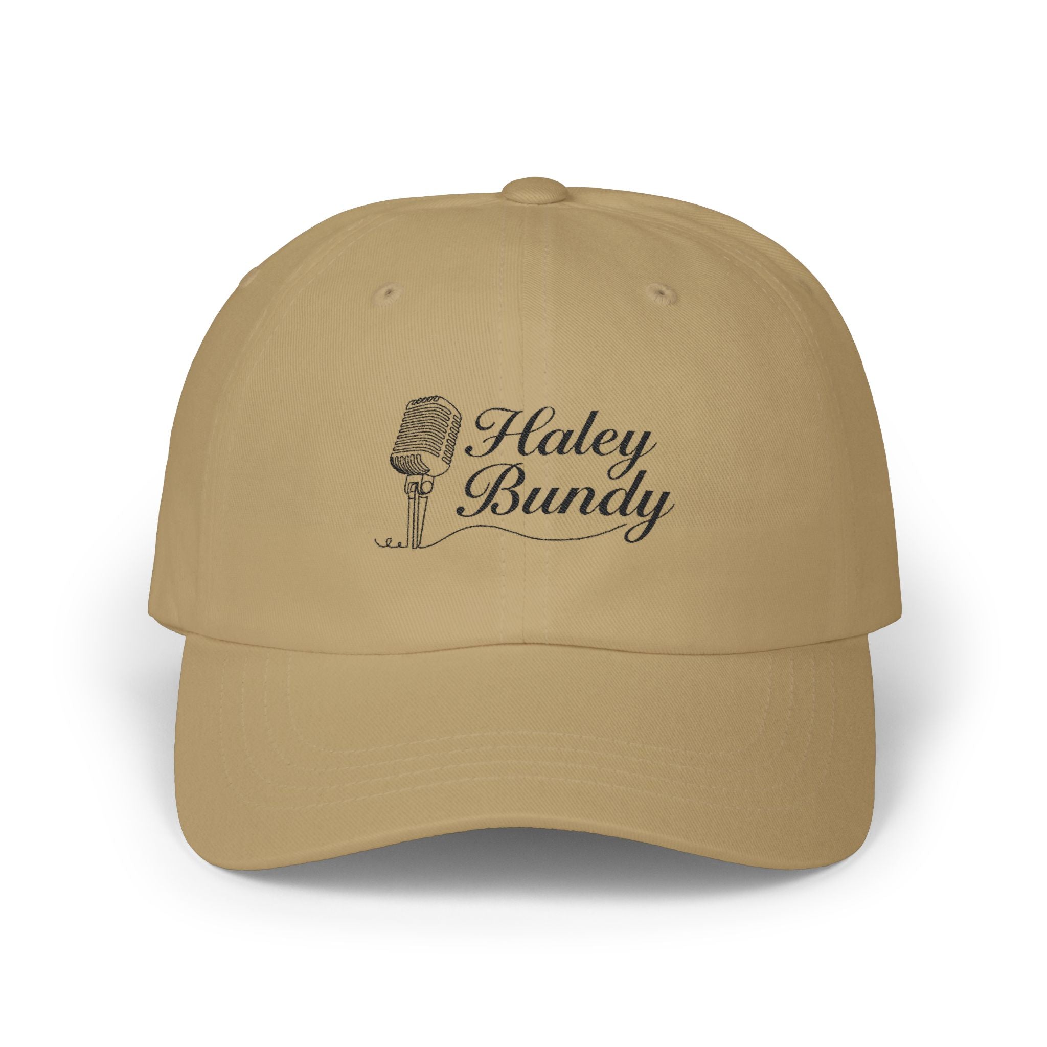 Haley Bundy Script Dad Cap — Embroidered Name Hat (e.g., Haley Bundy)