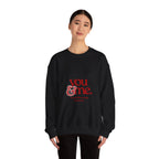 You & Me Crewneck Sweatshirt – Romantic Graphic Pullover