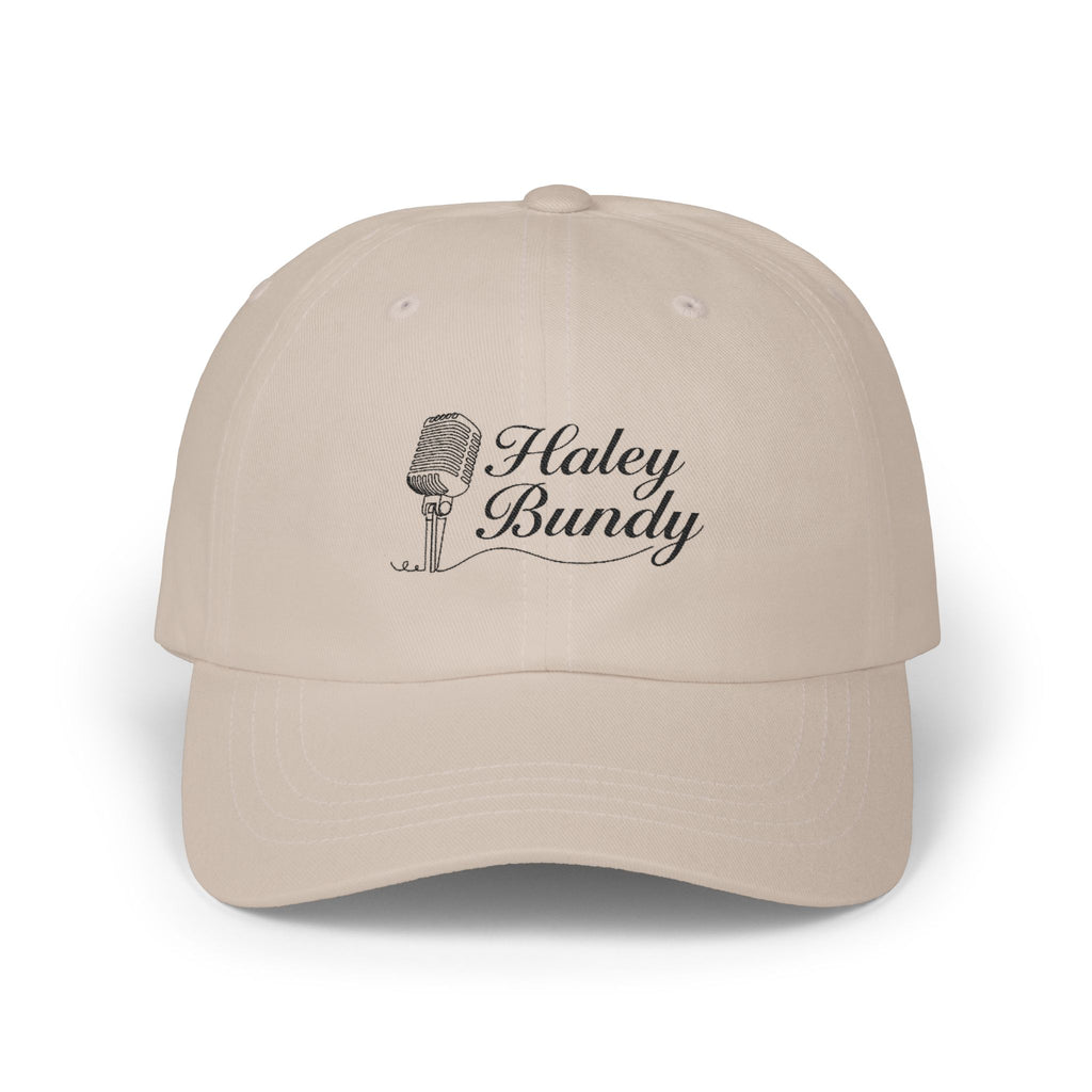 Haley Bundy Script Dad Cap — Embroidered Name Hat (e.g., Haley Bundy)