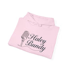 Haley Bundy Vintage Microphone Hoodie — Personalized Name Musician Sweatshirt
