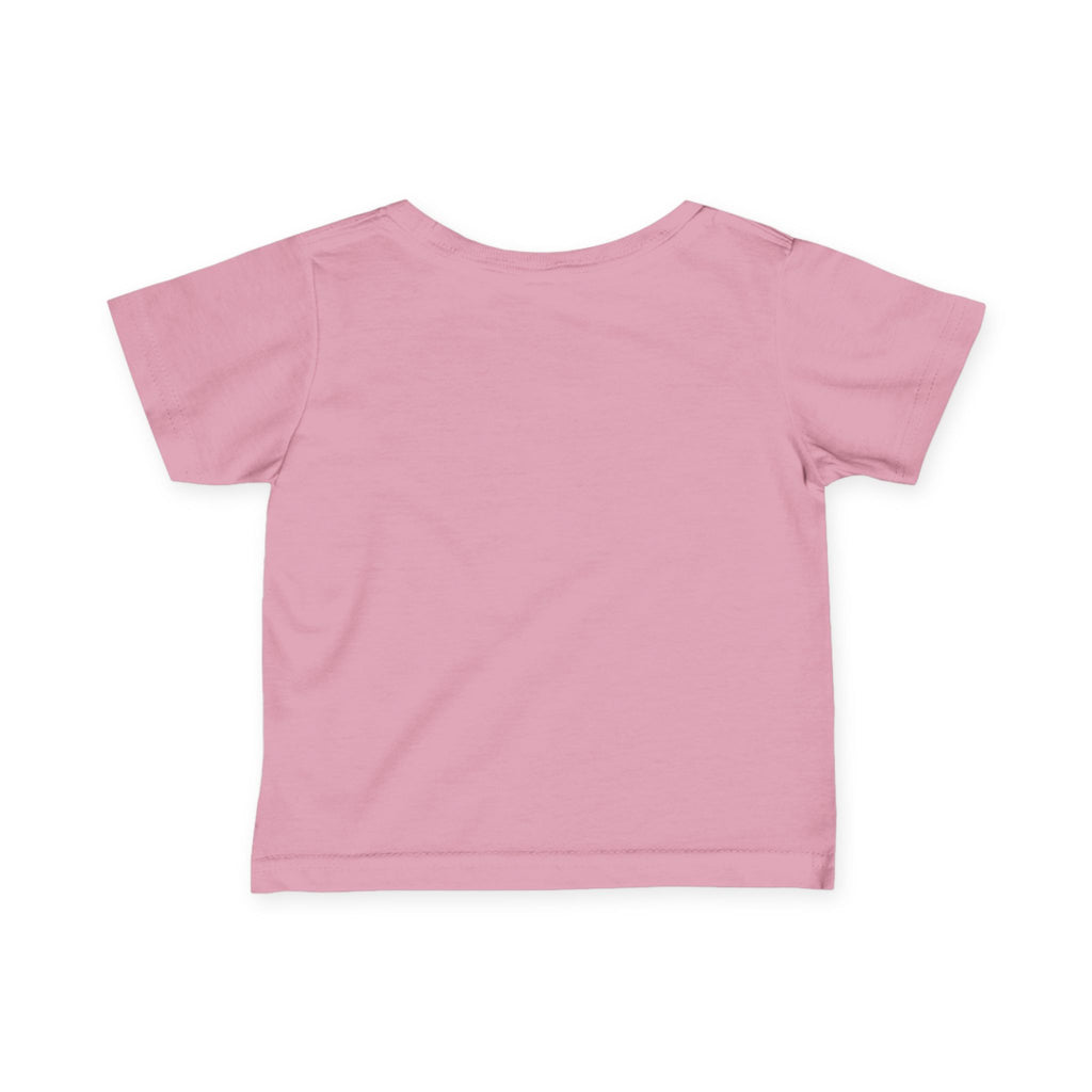 Infant Tee — Personalized "Haley Bundy" Baby Name Shirt (Pink Script)