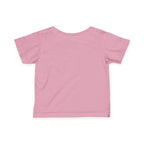 Infant Tee — Personalized "Haley Bundy" Baby Name Shirt (Pink Script)