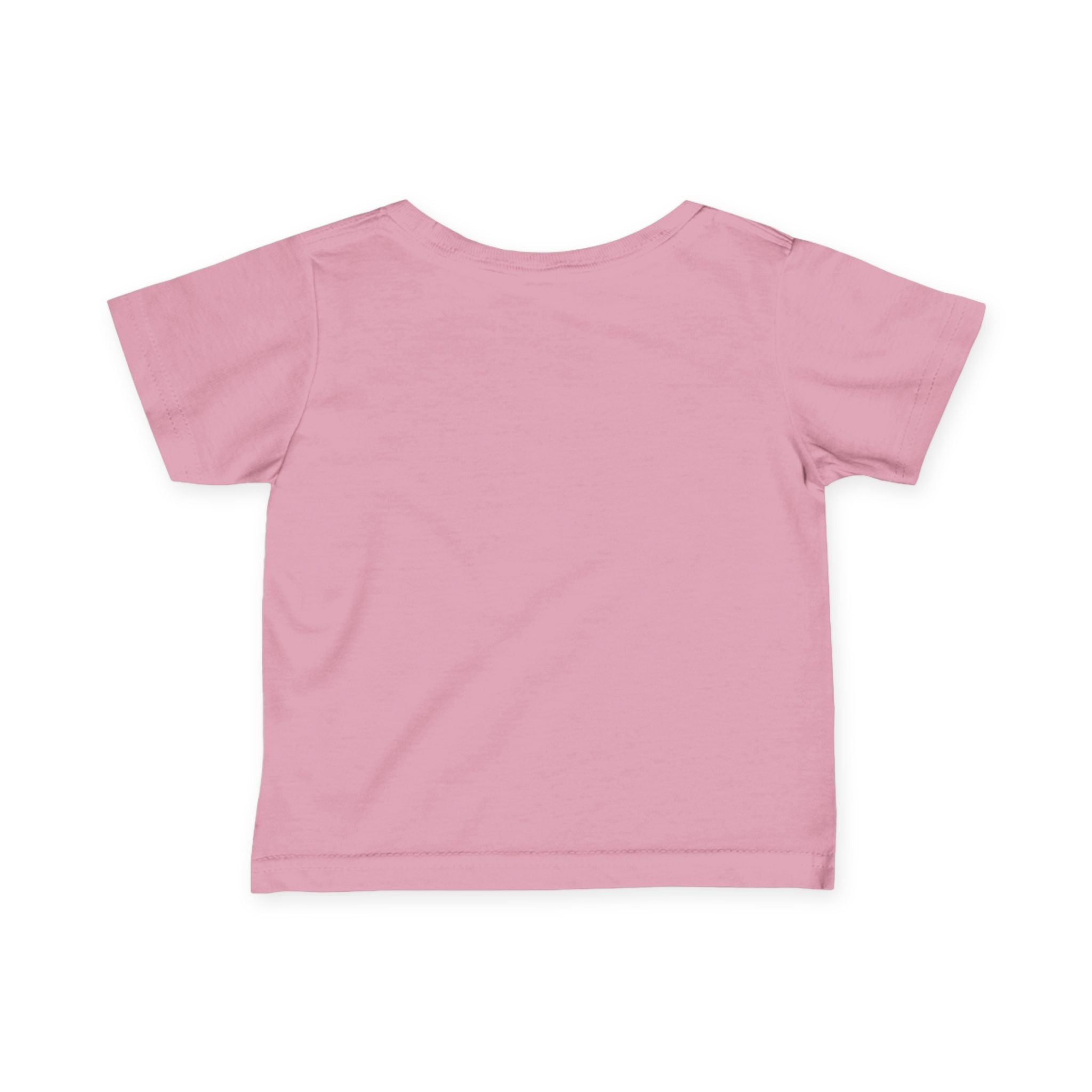 Infant Tee — Personalized "Haley Bundy" Baby Name Shirt (Pink Script)