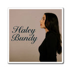 Haley Bundy Photo Magnet — Portrait Fridge Magnet with Script Name