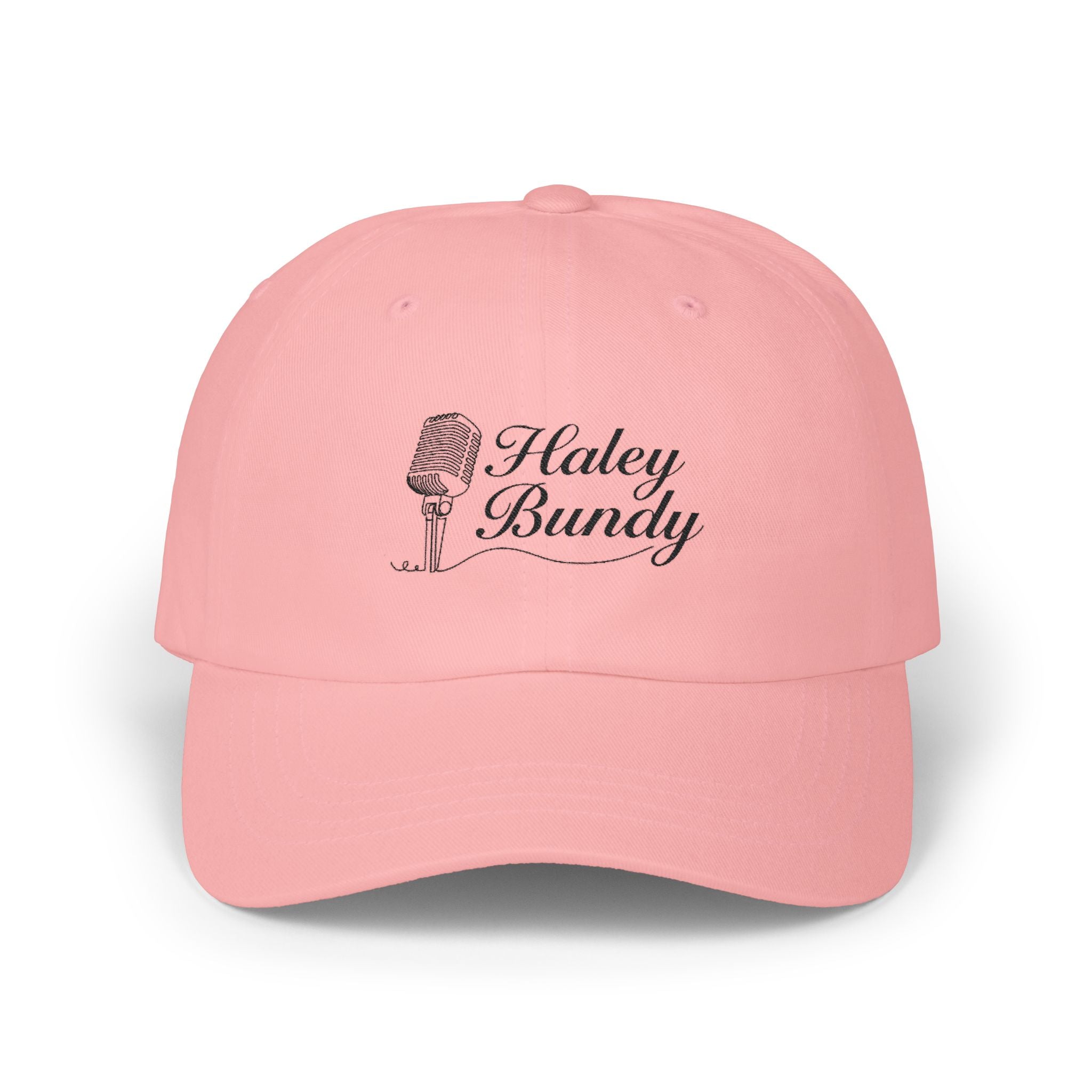 Haley Bundy Script Dad Cap — Embroidered Name Hat (e.g., Haley Bundy)