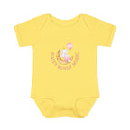 Personalized Baby Bodysuit – “Haley Bundy Music” Pastel Script Infant Onesie