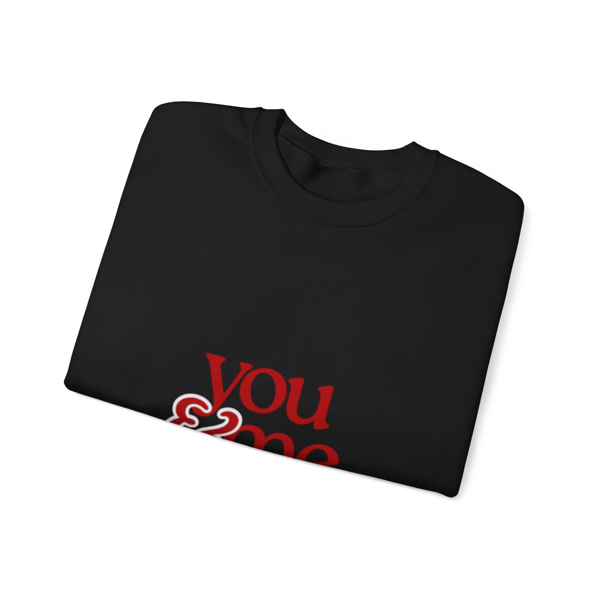 You & Me Crewneck Sweatshirt – Romantic Graphic Pullover