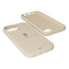 Biodegradable Phone Case — Minimal Microphone Sketch (HB), Eco-Friendly iPhone Cover
