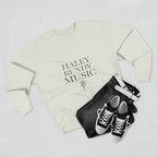 Haley Bundy Music Sweatshirt — Basic Microphone Crewneck (Mens)