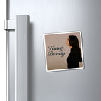 Haley Bundy Photo Magnet — Portrait Fridge Magnet with Script Name