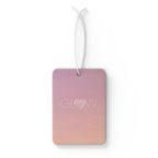 Car Air Freshener — Vintage Profile Portrait Scented Air Freshener (Glow - Haley Bundy)