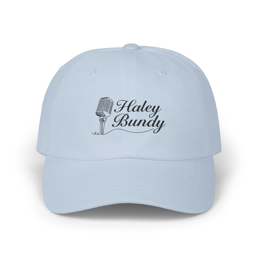 Haley Bundy Script Dad Cap — Embroidered Name Hat (e.g., Haley Bundy)
