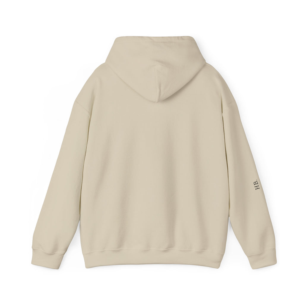 Minimalist Rose Hoodie — Subtle Single Line Floral Design